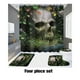 thumbnail image 3 of Inteprter Estera de contorno de poliéster fácil de instalar y cuidar para cortina de ducha impermeable con superficie antideslizante Juegos de accesorios de baño K4 cuatro piezas, 3 of 6