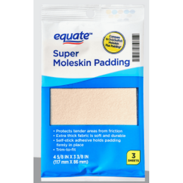 Equate Super Moleskin Padding Sheets, 3 count