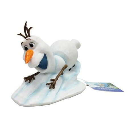 Penn Plax Disney Frozen Olaf Sliding Down Aquarium Ornament