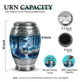 thumbnail image 2 of SABURIAL Unicorn Urn - Cremation Urns For Adult Ashes Small - Keepsake Burial Urns For Male & Female Ash - Little Funeral Urn For Adult Ashes Women - Combo Of 10 Inch & 3 Inch, 2 of 7