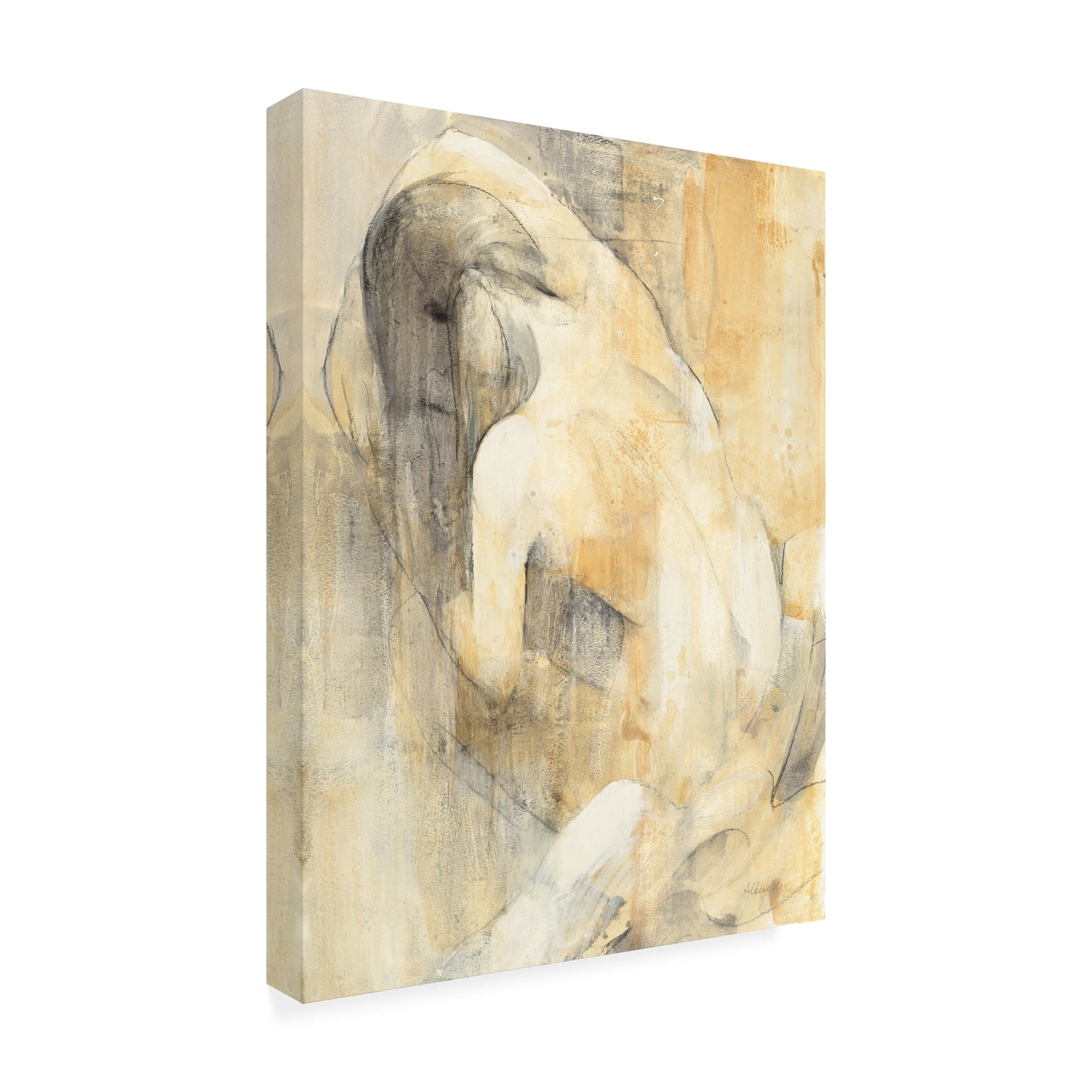 Trademark Fine Art 'Boudoir Beige I' Canvas Art by Albena Hristova