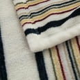 thumbnail image 2 of Mainstays Plush Throw Blanket Stripes, 2 of 7