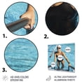 thumbnail image 3 of Designart "Photo Swimming Athlete Capturing Precision" Sports Metal Wall Art Prints, 3 of 5