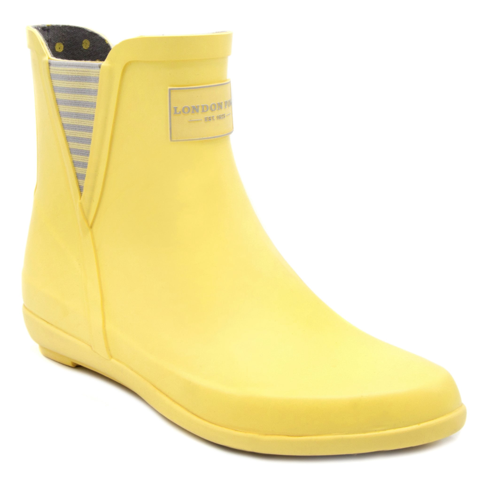 london fog yellow rain boots