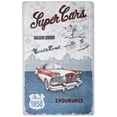 thumbnail image 2 of Safavieh Daytona Emil Novelty Polyester Machine Washable Area Rug, Light Gray/Blue, 4' x 6', 2 of 9