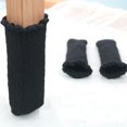 thumbnail image 2 of Cozival Furniture Leg Protectors, Knitted Furniture Leg Covers, Thickened Protective Caps for Chair And Table Feet, Floor Scratcher Preventers, Set of 4, Chair Socks, D, 2 of 2