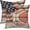 T2 America Flag Basketball, variant on Vintage American Football Throw Pillow Cover Ball Games Sport Lover Rugby Decorative Pillow Cases Set of 2 16x16 Inch Cushion Cover for Sofa Couch