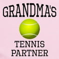 thumbnail image 2 of CafePress - Grandmas Tennis Partner Body Suit - Baby Light Bodysuit, Size Newborn - 24 Months, 2 of 4