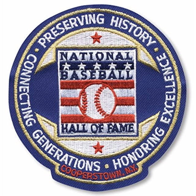 AJ Sports Maillot Logo Rond Induction Temple de la Renommée du Baseball Cooperstown Patch