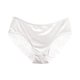 thumbnail image 1 of Braguitas de malla sexy con lazo para mujer: satén sin costuras de cintura baja, tallas M-XL con cintura/longitud, diseño triangular color nude, 1 of 3