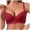 bra73-Red, variant on UAYOTSE Sexy Lace Vest Top Bra for Women Tight Fitting Underwear Cami with Removable Padding Size 90C