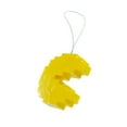thumbnail image 3 of Pixil Pacman Decoupage Christmas Ornament, Yellow, Plastic, By ruz, 3 of 5