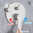 thumbnail image 6 of Rainlex One-Handle 1-Spray Brushed Nickel Shower Faucet, 6 of 9