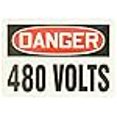 thumbnail image 3 of Accuform Signs, Label,Danger 480 Volts,Dura-Vinyl, 3 of 3
