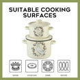 thumbnail image 5 of Gusak Cylindrical Enamel Pot 4.5L – Healthy Hypoallergenic Nonstick Stock Pot – Electric & Induction Safe Cookware, 5 of 7