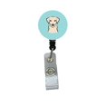 thumbnail image 1 of Carolines Treasures BB1160BR Checkerboard Blue Yellow Labrador Retractable Badge Reel, 1 of 2