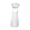 thumbnail image 2 of Delantal de Chef para niños, delantal para niños con bolsillo, pintura para hornear, delantal , delantal ajustable para niños, conjunto de, 2 of 9