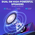 thumbnail image 3 of Altavoces para ordenador OFFSIR PC SoundBar Gaming RGB USB 3.5 mm, 3 of 8