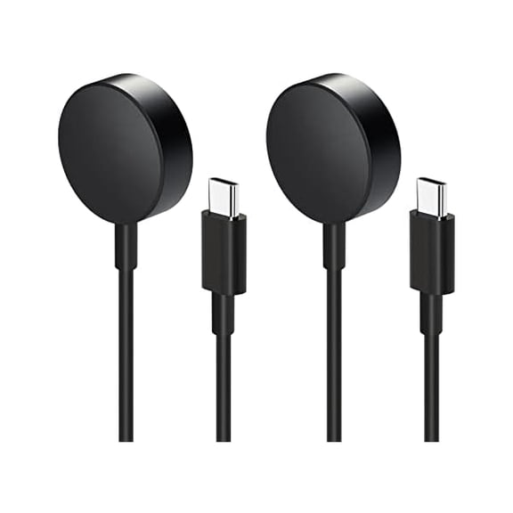 FU19992 Pack Galaxy Watch Charger Compatible with Samsung Galaxy Watch 7/6 Classicc/6/5/5 Pro, Charging Dock with Aluminum Alloy Case, USB C Wireless Charger Cable-3.3FT/1M