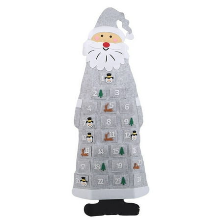 

DIY Felt Christmas Tree Family Wall Hanging Decoration Christmas Children Gift Decoration Artificial Tree Toy Grey
