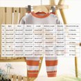 thumbnail image 3 of TOWED22 Toddler Baby Boy Outfits Long Sleeve Solid Color Sweatshirt Casual Pants 2Pcs Fall Winter Clothes Size:2-3 Y,Color:Orange, 3 of 4