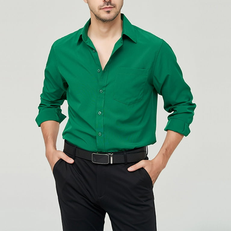frankie silk dress green Forest Green Pants – Giorgio Men's Wear