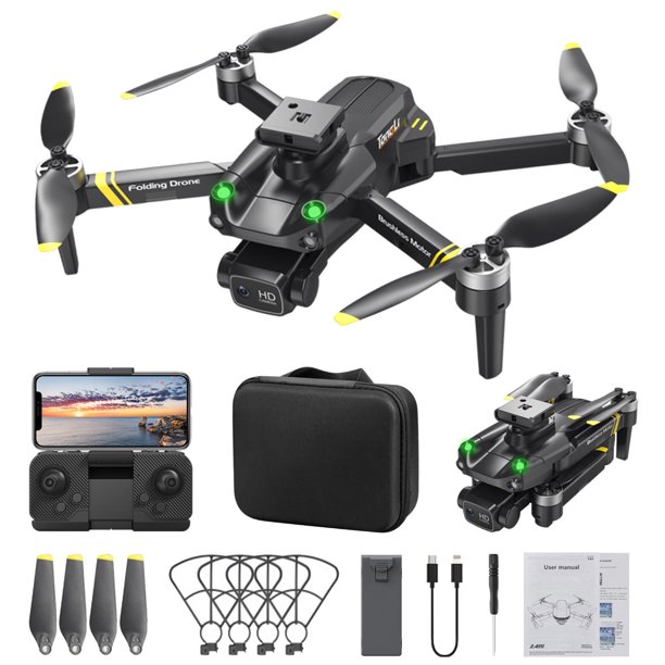 Liquidación de drones para fotografía aérea, dron WiFi FPV con cámara ESC 4K HD, modo de retención de altitud, dron RC plegable, cuadricóptero, vuelo circular, vuelo de ruta, retención de