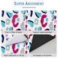 thumbnail image 4 of Multi-Layer Dog Potty Pads, Washable Reusable Pee Pads for Maximum Absorption and Dryness, 24" x35" (Texture/leopard /Geometry), 4 of 8