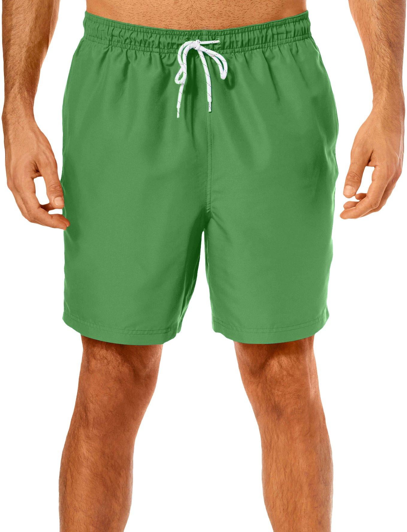 Mens solid swim trunks Clearance