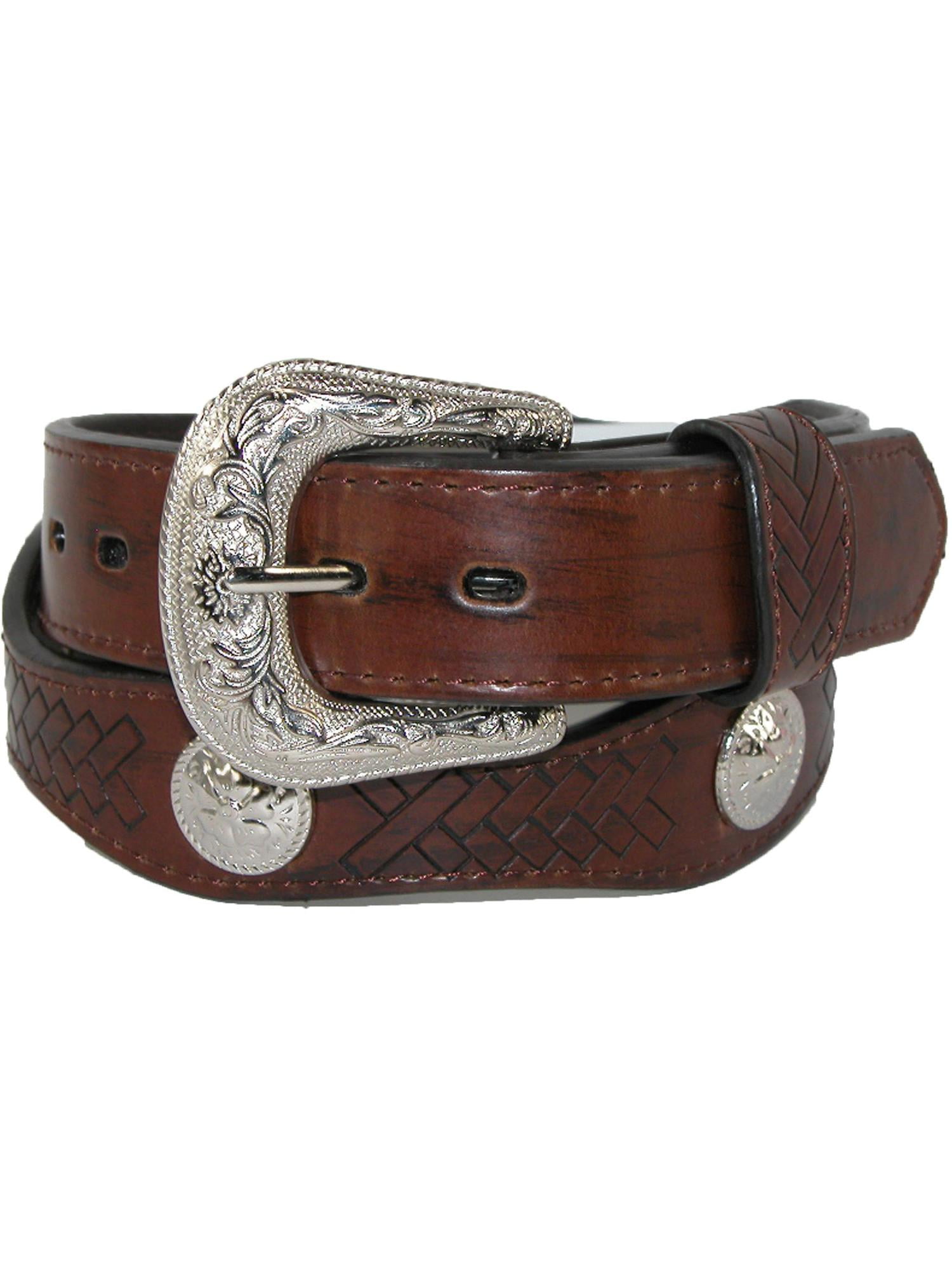 M/&F Western Girls Cross Wings Belt Little Kids//Big Kids Brown 18