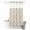 Beige, variant on No Hook Shower Curtain, Sparrow Shower Curtains for Bathroom with See Through Top Window, Spring Birds on The Branches Retro Country Beige Waterproof & Washable Bath Curtain Long 72"x78"