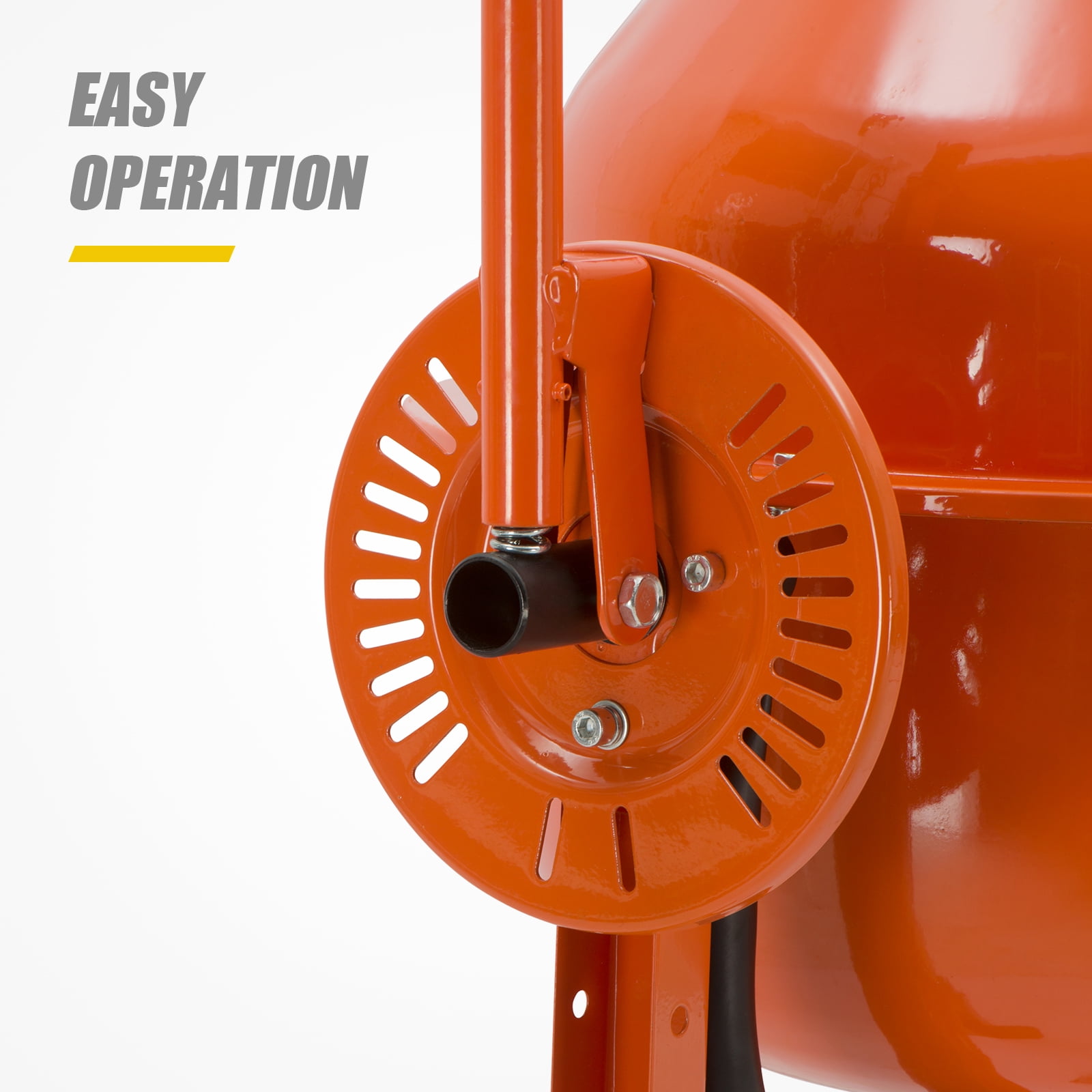 SUNCOO 1/2 HP 2.5 Cu Ft Electric Concrete Cement Mixer Mortar Mixing