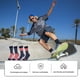 thumbnail image 4 of 2 pares de calcetines de algodón bandera americana raya diseño calcetines de calcetines de moda para hombres, 4 of 5
