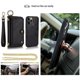 thumbnail image 4 of Crossbody Wallet Case for iPhone 12 Pro Max, Leather Wallet Case Detachable Magnetic 14 Card Zipper Purse Crossbody Chain Wrist Strap Design for iPhone 12 Pro Max 6.7 inch-Black, 4 of 5