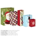 thumbnail image 3 of Hallmark Bulk Christmas Gift Bags Assorted Sizes (18 Gift Bags: 5 Small 5", 4 Medium 8", 4 Large 11", 3 XL 14", 2 Bottle Bags) Santa, Snowman, Plaid, Snowflake, Bottle Bags, 3 of 7