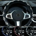 thumbnail image 2 of Universal Bling Rhinestone Car Steering Wheel Cover Car Accessories HOT, 2 of 8