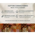 thumbnail image 5 of Soimoi Cotton Canvas | 56" Wide, Sold by 10 Yard | Patchwork Pattern - Brown | Durable Medium Weight Fabric for Bags, Curtains, Crafts & Dcor, 5 of 7