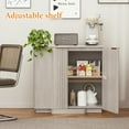 thumbnail image 6 of Brafab Wood Buffet Cabinet with Fluted Doors, Accent Sideboard Storage Credenza Multifunctional Console Table for Living Room, Dining Room, 6 of 6