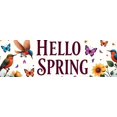 thumbnail image 4 of Spring Themed Banner Bright Floral Design Colorful Butterfly Backdrop Perfect for Garden Party Wedding Decorations Photography Backdrop Spring Festival Vibrant Banner, 4 of 4