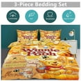 thumbnail image 5 of Winnie The Pooh 3-Piece Bedding Set Soft Quilt Cover Comfortable Pillow Cover 1 Duvet Cover 2 Pillow Shams Three-piece 79"x90", 5 of 5
