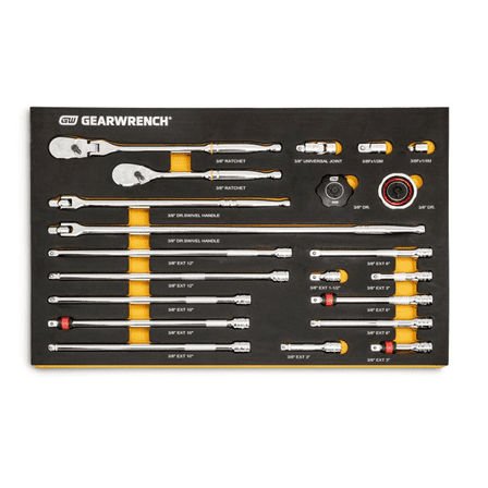 Gearwrench 21 Pc. 3/8" 90-Tooth Ratchet & Drive Tool Set