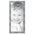 thumbnail image 2 of ArtToFrames 17" x 39" Light Silver Picture Frame, 17x39 inch Silver Wood Poster Frame (WOM-4827), 2 of 7