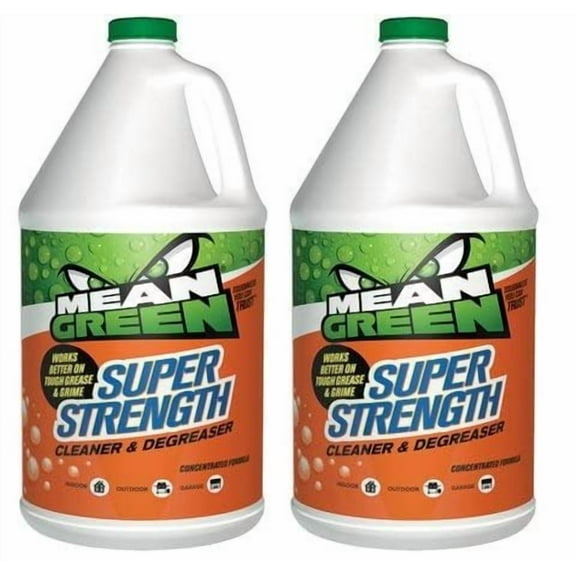 Mean Green All Purpose Cleaner & Degreaser Super Strength - Liquid - 2 Pack, 128 Fl Oz Each