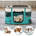 thumbnail image 5 of Foldable Pet Playpen for Dogs & Cats, Portable Dog Crate with Carrying , Spacious Indoor Outdoor Travel Kennel, 5 of 6