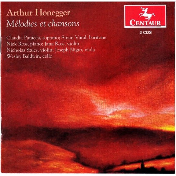 A. Honegger - Melodies Et Chansons - Music & Performance - CD