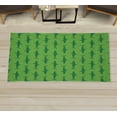thumbnail image 1 of Sea Animals Decorative Rug, Sharks Swimming Horizontal Silhouettes Powerful Dangerous Wild Life, Quality Carpet for Bedroom Dorm and Living Room, 6 Sizes, Fern Green, by Ambesonne, 1 of 1