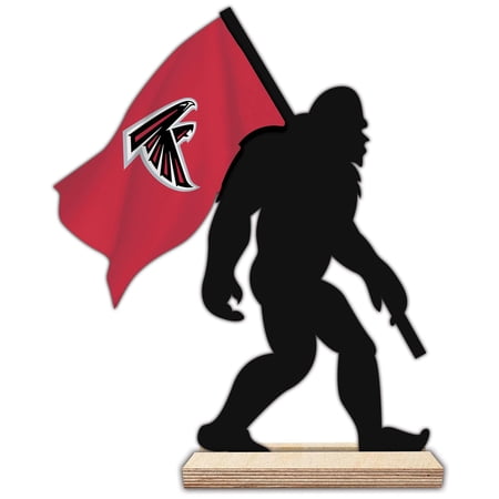 Atlanta Falcons 18 Team Logo Bigfoot Silhouette Desktop Art