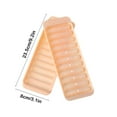 thumbnail image 2 of Ice Cube Tray, Long Ice Stick Tray plastic with Lid, Rectangular Narrow Stick, Reusable, Flexible, Easy Release, for Small Mouth Sport Bottles, Juice Bottles, Cocktail Parties, 2 of 6