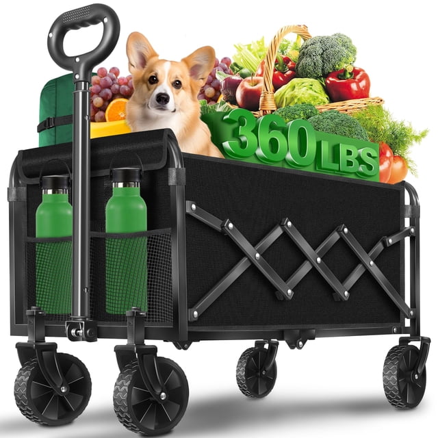 Carrito plegable tipo wagon FFQ con capacidad de 163 kg