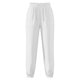 thumbnail image 4 of Pantalones de Cintura Elástica para Mujeres Lino Pantalones de Pierna de Color Sólido con Bolsillos Pantalones de Cintura Elástica de Encaje Y Pierna para Uso Casual, 4 of 5